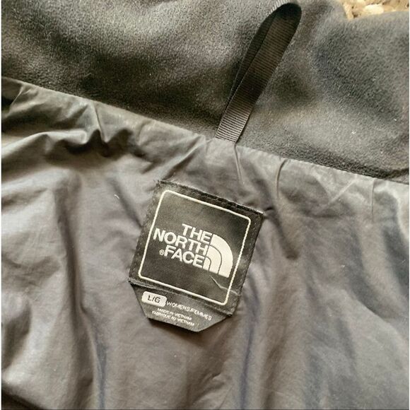 THE NORTH FACE Aconcagua black PUFFER 550 DOWN COAT JACKET sz L - Picture 4 of 9